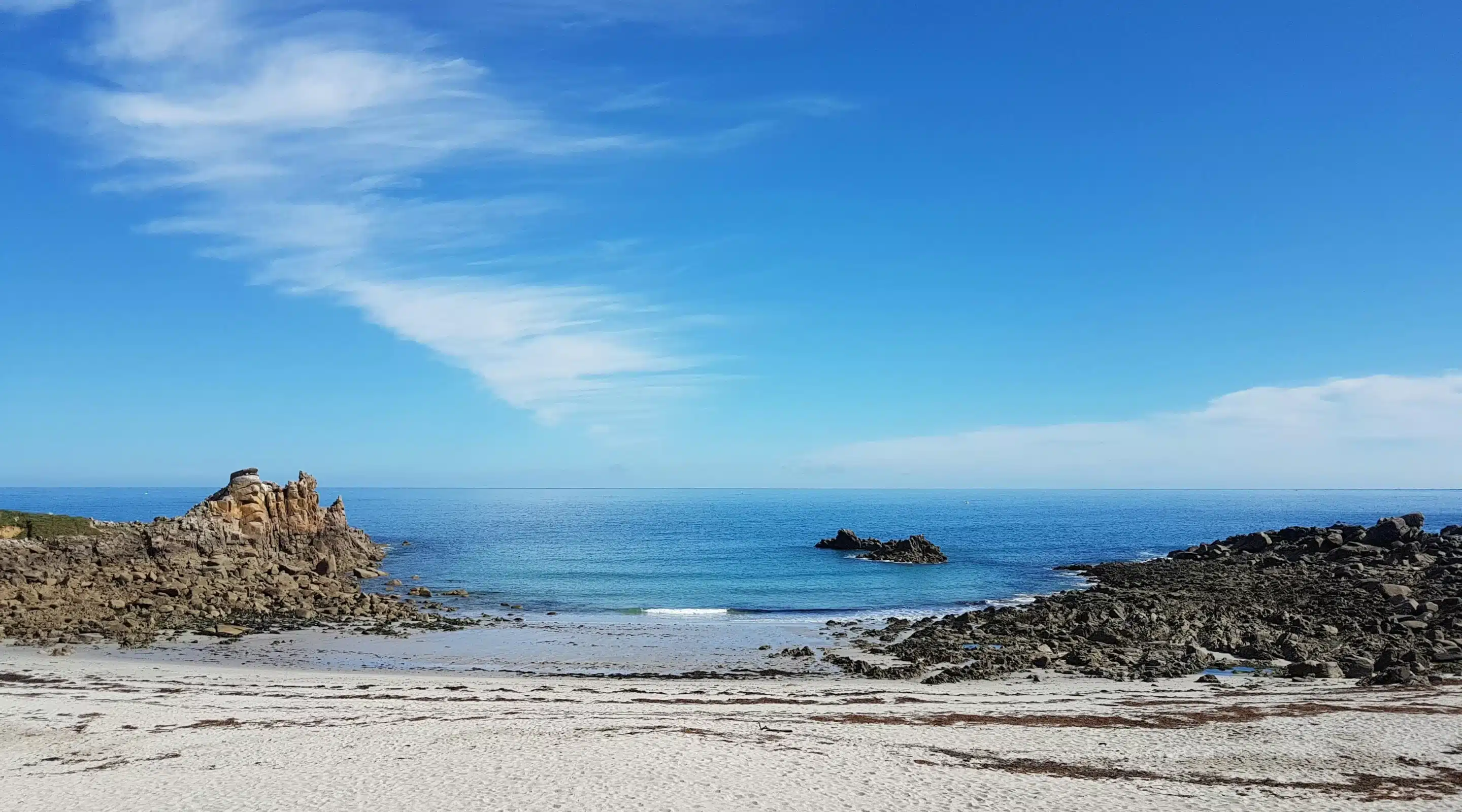 Baie du tévenn braz dans le finistère