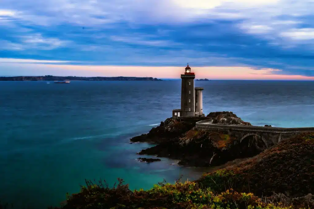 phare du petit minou située à Brest