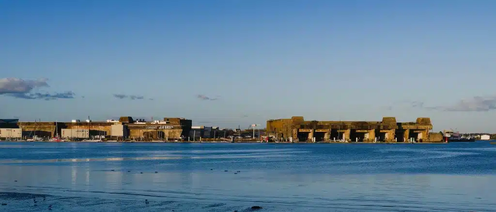 Ville de Lorient vue de la mer